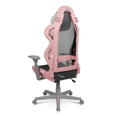 Розовое игровое кресло dxracer